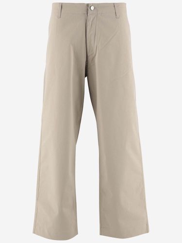 Wide-leg Pants In Stretch Cotton - Emporio Armani - Modalova