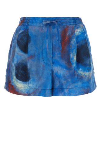 Marni Printed Silk Shorts - Marni - Modalova