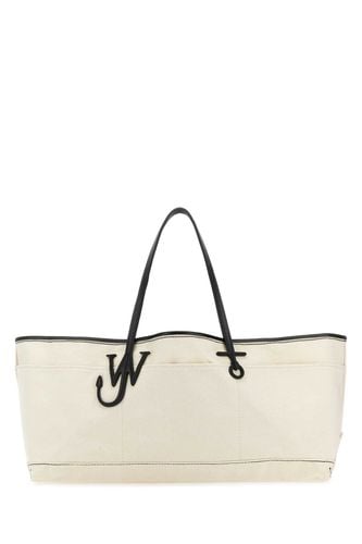 J. W. Anderson Ivory Canvas Anchor Shopping Bag - J.W. Anderson - Modalova