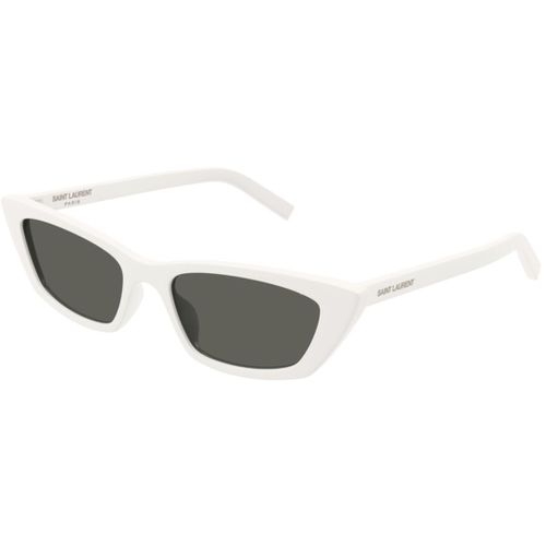 Sl 277011 White White Grey - Saint Laurent Eyewear - Modalova