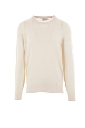 Crewneck Knitted Jumper - Brunello Cucinelli - Modalova