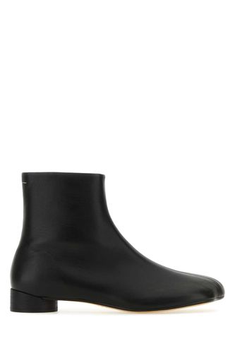 Leather Ankle Boots - MM6 Maison Margiela - Modalova