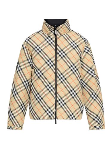 Burberry Beige Reversible Jacket - Burberry - Modalova