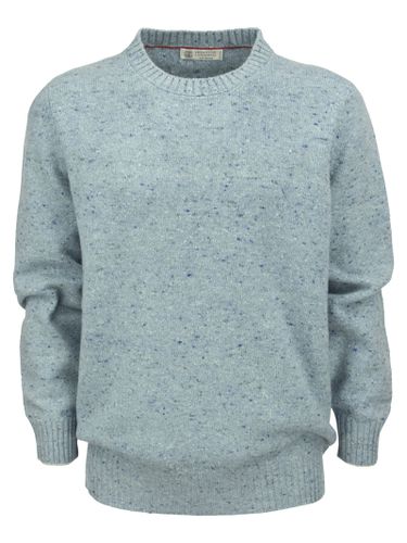 Crew-neck Sweater In Wool And Cashmere Mix - Brunello Cucinelli - Modalova