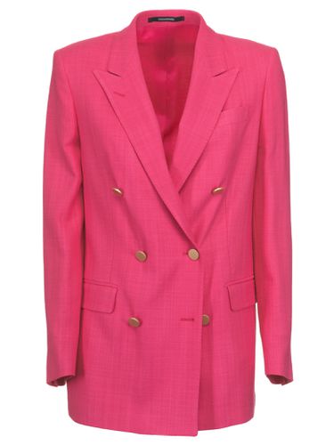 Long Double-breasted Blazer - Tagliatore - Modalova