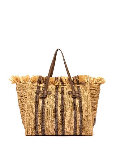 Marcella Shopping Bag With Straw Effect - Gianni Chiarini - Modalova