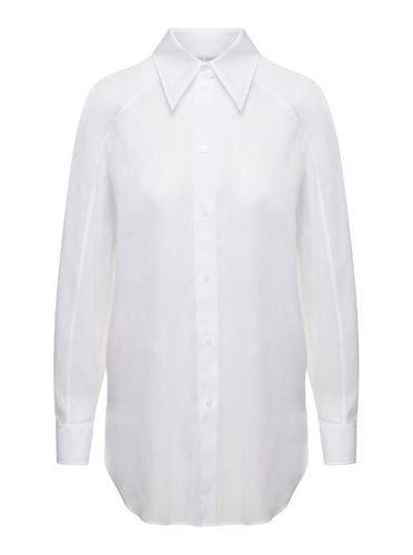 Maxi Shirt In Cotton Organza Woman - Alberta Ferretti - Modalova