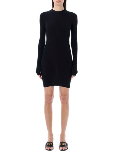 Balenciaga Crewneck Mini Dress - Balenciaga - Modalova