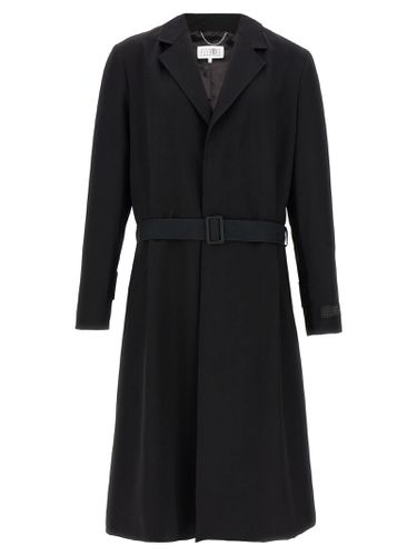 Wool Trench Coat - MM6 Maison Margiela - Modalova