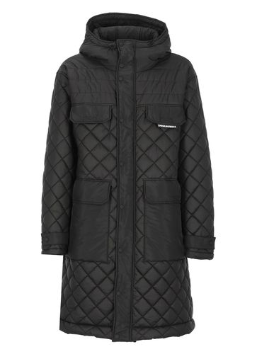 Dsquared2 Quilted Hood Down Jacket - Dsquared2 - Modalova