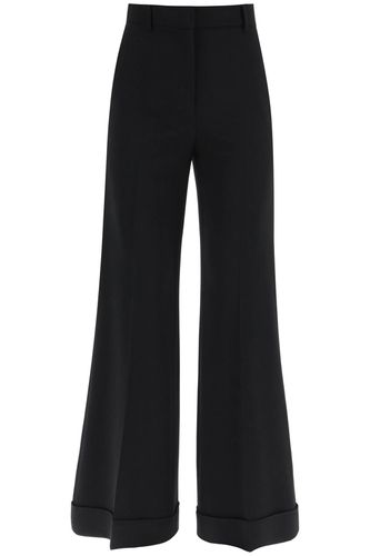 High-waist Wide-leg Trousers - Moschino - Modalova