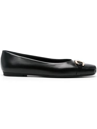 Calf Leather Ballet Flats - Ferragamo - Modalova