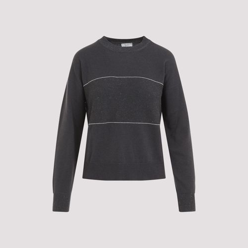 Peserico Crewneck Lurex Pullover - Peserico - Modalova