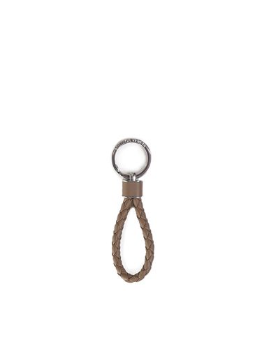 Nappa Key Ring With Intreccio Motif - Bottega Veneta - Modalova