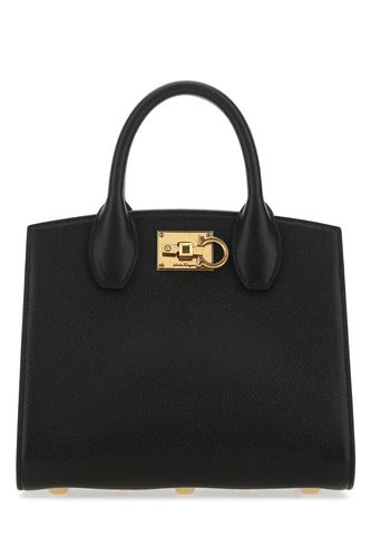 Black Leather The Studio Handbag - Ferragamo - Modalova