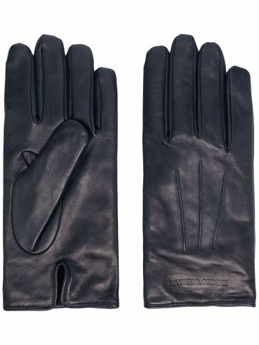Emporio Armani Leather Man Gloves - Emporio Armani - Modalova
