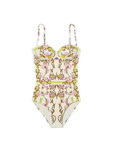 One Piece Swimsuit With Print - Tory Burch - Modalova