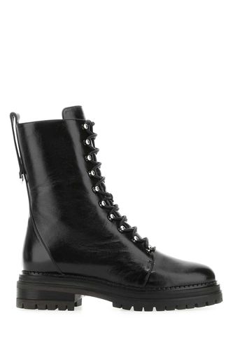 Black Leather Sr Joan Ankle Boots - Sergio Rossi - Modalova