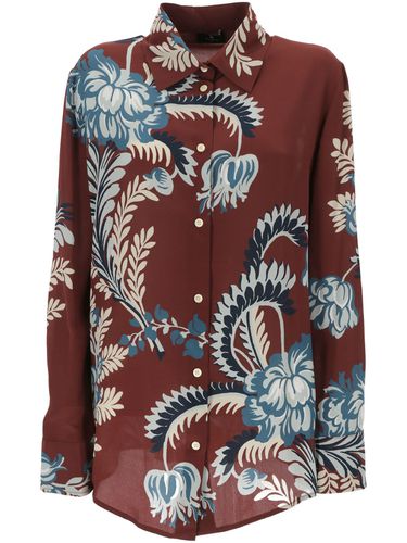 Floral-printed Curved Hem Shirt - Etro - Modalova