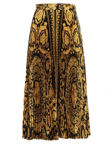 Baroque Pattern Pleated Skirt - Versace - Modalova