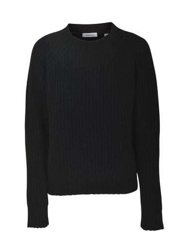 Stripe Patterned Rib Trim Sweater - Aspesi - Modalova