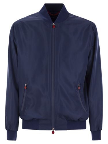 Sea - Bomber Jacket In Technical Fabric - Kiton - Modalova