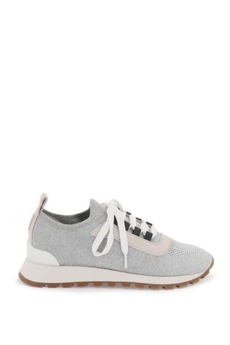 Sparkling Knit Sneakers - Brunello Cucinelli - Modalova