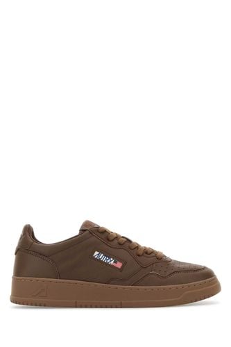 Brown Leather Medalist Sneakers - Autry - Modalova