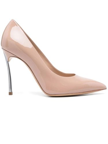 Blush Calf Leather Blade Pumps - Casadei - Modalova