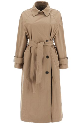 Trench Coat With Shiny Cuff Details - Brunello Cucinelli - Modalova