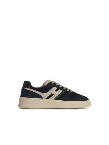 Hogan h630 Sneakers In Navy Leather - Hogan - Modalova