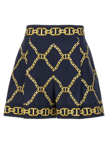 TwinSet Chain Print Shorts - TwinSet - Modalova