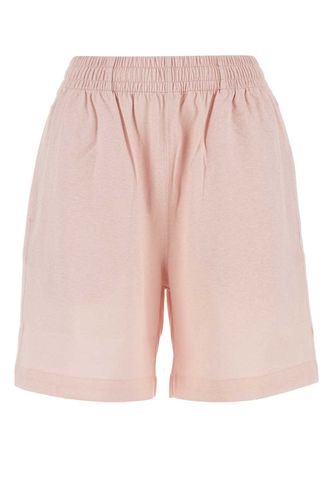 Burberry Light Pink Cotton Shorts - Burberry - Modalova