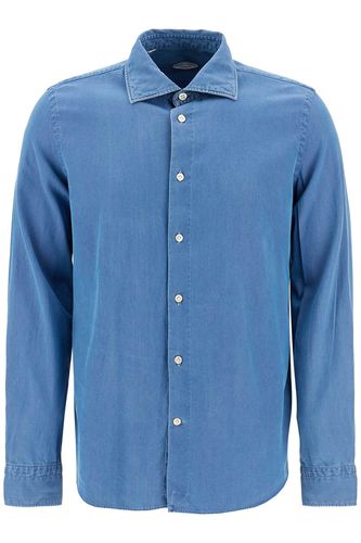 Denim Effect Shirt - Vincenzo Di Ruggiero - Modalova