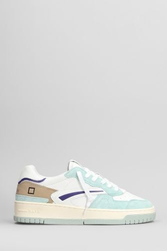 D. A.T. E. Torneo Pure Colored Sneakers In Suede And Leather - D.A.T.E. - Modalova