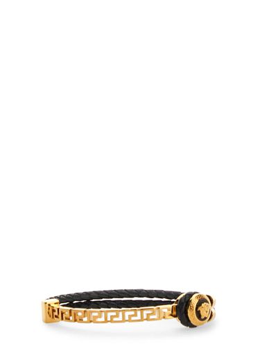 Bracelet With Jellyfish And Greek Motif - Versace - Modalova