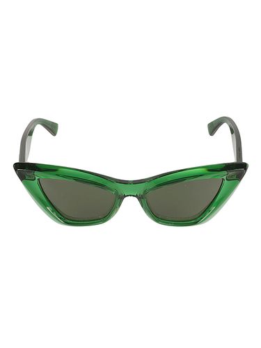 Bv1101s010 Green Green Green - Bottega Veneta Eyewear - Modalova