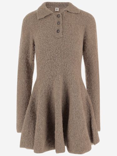 Wool Blend Dress With Collar - The Garment - Modalova