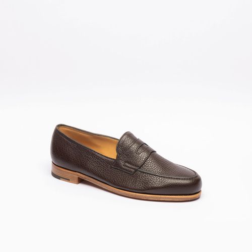 John Lobb Brown Deer Leather Loafer - John Lobb - Modalova