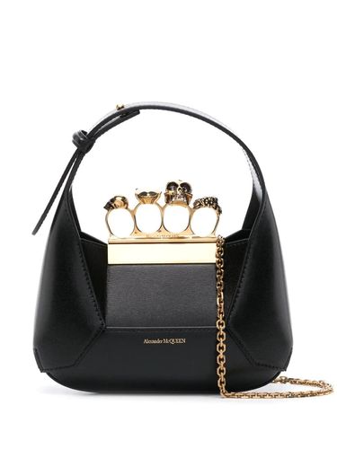 The Jewelled Hobo Mini Bag In And Gold - Alexander McQueen - Modalova