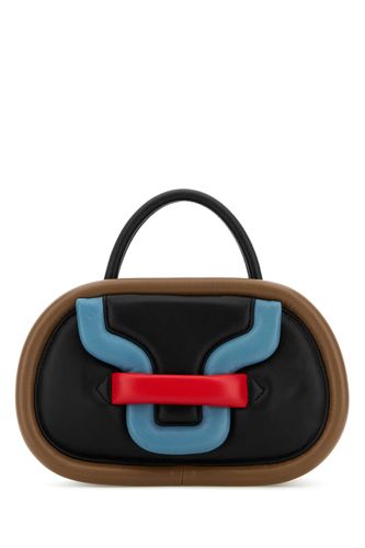 Black Leather Alpha Strike Handbag - Pierre Hardy - Modalova