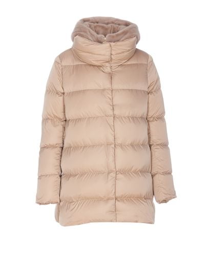 A-shape Satin Down Jacket Herno - Herno - Modalova