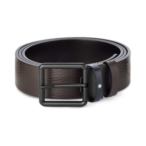 Ceinture Réversible Rectangulaire 35 mm en Cuir Sartorial - | - Cuir - MB131187 - Ceintures - MONTBLANC - Modalova