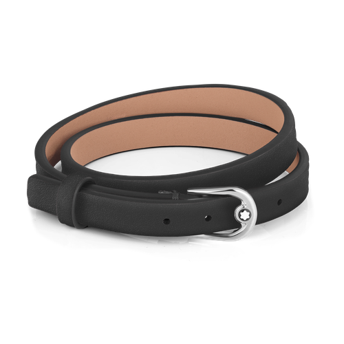 Verstellbares Armband Horseshoe aus Soft Leder - Edelstahl - MB134056 - Armbänder - MONTBLANC - Modalova
