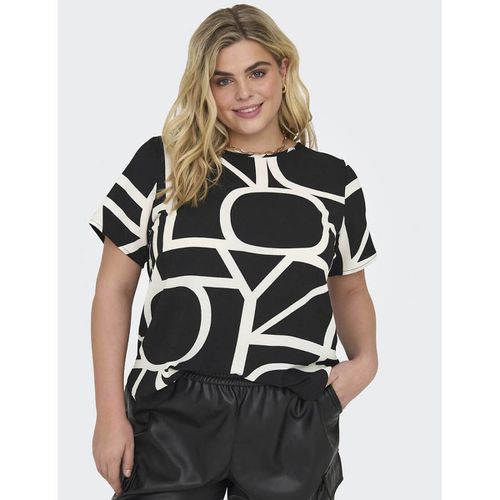 Blusa fantasia, maniche corte - ONLY CARMAKOMA - Modalova