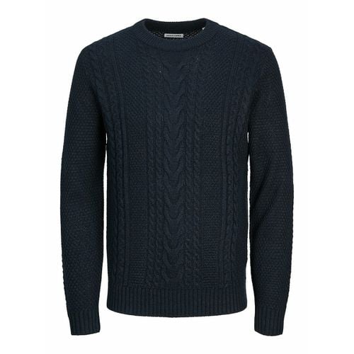 Maglione girocollo dritto in maglia strutturata - JACK & JONES - Modalova