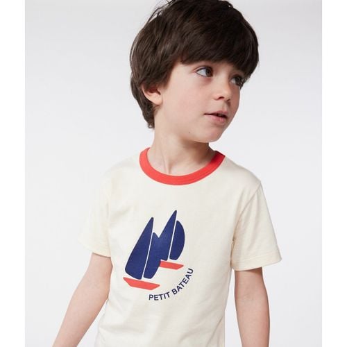 T-shirt A Maniche Corte Stampata In Cotone Taglie 3 anni - 94 cm - petit bateau - Modalova