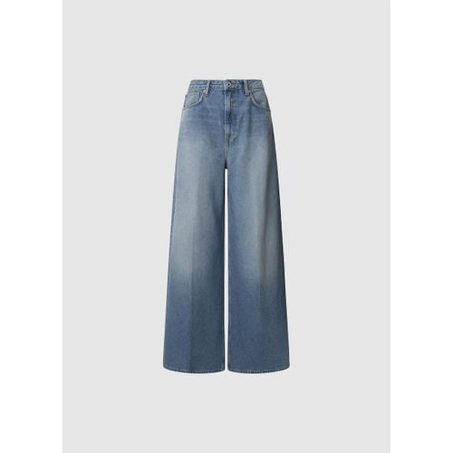 Jeans Larghi Wide Leg Vita Alta Donna Taglie W26 L32 (US) - 40 (IT) - pepe jeans - Modalova