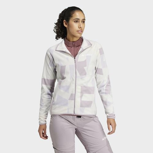 Felpa In Pile Con Cerniera Da Trekking Terrex Multi Donna Taglie XL - adidas performance - Modalova