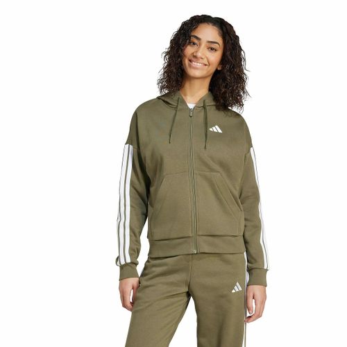 Felpa con cappuccio e cerniera Essentials Linear - ADIDAS SPORTSWEAR - Modalova
